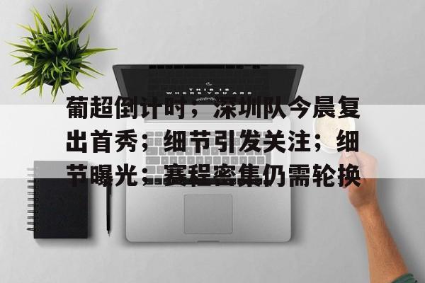 Kaiyun开云APP下载-葡超倒计时；深圳队今晨复出首秀；细节引发关注；细节曝光；赛程密集仍需轮换的简单介绍